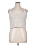 Yummy Sweater Co. Silver Sleeveless Top Size XL - photo 1