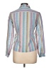 Assorted Brands Stripes Blue Long Sleeve Blouse Size 10 - photo 2