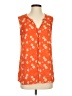 CAbi 100% Polyester Orange Sleeveless Blouse Size S - photo 1