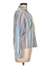 Assorted Brands Stripes Blue Long Sleeve Blouse Size 10 - photo 4