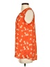 CAbi 100% Polyester Orange Sleeveless Blouse Size S - photo 5