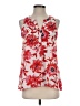 dalia Red Sleeveless Blouse Size S - photo 1