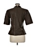 Ann Taylor 100% Polyester Brown Short Sleeve Blouse Size M - photo 2