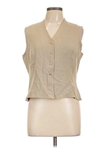 Classiques Entier Sleeveless Silk Top (view 1)