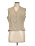 Classiques Entier 100% Silk Tan Sleeveless Silk Top Size L - photo 1