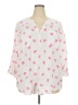 Torrid Hearts Ivory 3/4 Sleeve Blouse Size 5X Plus (5) - photo 1