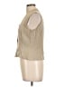 Classiques Entier 100% Silk Tan Sleeveless Silk Top Size L - photo 5