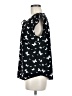 Talbots 100% Polyester Black Sleeveless Blouse Size 8 - photo 5