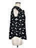 Talbots 100% Polyester Black Sleeveless Blouse Size 8 - photo 4