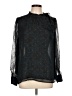 Ann Taylor Black Long Sleeve Blouse Size L - photo 1