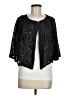 Solitaire 100% Polyester Black 3/4 Sleeve Blouse Size M - photo 1