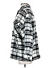 Zara Plaid Gray Wool Coat Size S - photo 5