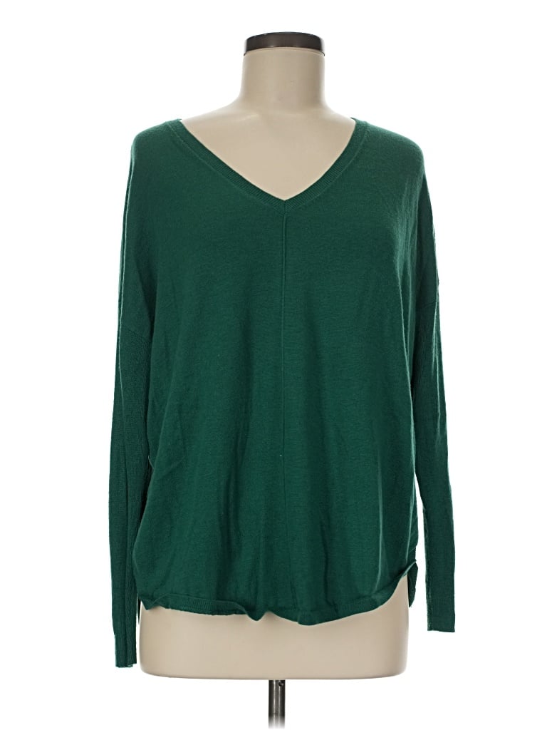 Pre-owned Trouve Long Sleeve T-shirt In Green