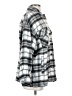 Zara Plaid Gray Wool Coat Size S - photo 4