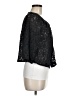 Solitaire 100% Polyester Black 3/4 Sleeve Blouse Size M - photo 4