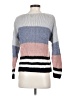 Lucky Brand Color Block Gray Pullover Sweater Size S - photo 2