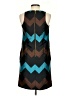 Sara Campbell Chevron-herringbone Teal Cocktail Dress Size 0 - photo 2