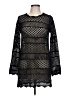 Unbranded 100% Polyester Black Casual Dress Size L (estimated) - photo 1