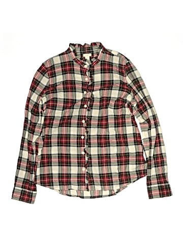 J.Crew Factory Store Long Sleeve Button-Down Shirt (view 1)