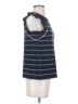 Ann Taylor Stripes Blue Sleeveless Blouse Size XS - photo 4