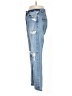 AGOLDE 100% Cotton Hearts Blue Jeans Size 28 waist - photo 5