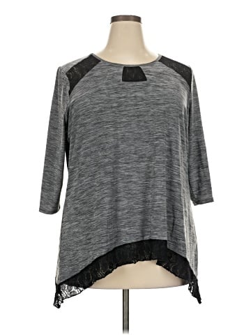Suzie In The City 3/4 Sleeve Top (view 1)