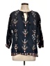 Madewell Blue 3/4 Sleeve Blouse Size L - photo 1