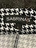 Sabrinas Houndstooth Black Formal Skirt Size L - photo 4