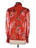 Milly Red Long Sleeve Blouse Size S - photo 2