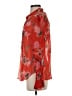 Milly Red Long Sleeve Blouse Size S - photo 5
