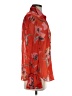 Milly Red Long Sleeve Blouse Size S - photo 4