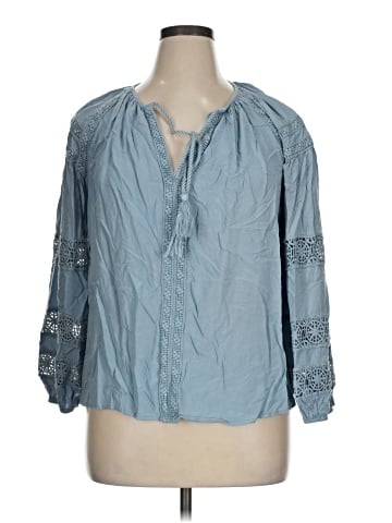 Chelsea & Theodore Long Sleeve Blouse (view 1)