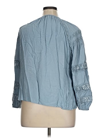 Chelsea & Theodore Long Sleeve Blouse (view 2)