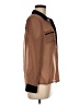 Mine 100% Polyester Color Block Brown Long Sleeve Blouse Size M - photo 4