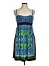 City Triangles Paisley Blue Cocktail Dress Size M - photo 1
