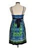 City Triangles Paisley Blue Cocktail Dress Size M - photo 2