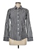 Draper James 100% Cotton Checkered-gingham Blue Long Sleeve Button-Down Shirt Size 6 - photo 1