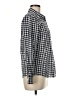 Draper James 100% Cotton Checkered-gingham Blue Long Sleeve Button-Down Shirt Size 6 - photo 4