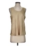 J.Crew 100% Polyester Tan Sleeveless Blouse Size S - photo 1