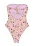 Pursuits, Ltd. Floral Pink One Piece Swimsuit Size 6 - photo 2