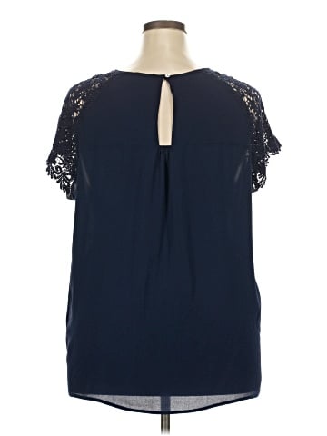 Roz & Ali Short Sleeve Blouse (view 2)