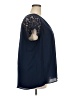 Roz & Ali Blue Short Sleeve Blouse Size 3X - photo 4