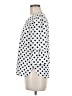 Green Envelope Polka Dots White 3/4 Sleeve Top Size M - photo 5