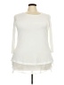 Nina Leonard Ivory 3/4 Sleeve Top Size 2X - photo 1