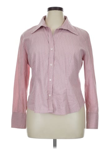 Liz Claiborne Long Sleeve Button-Down Shirt (view 1)