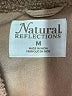 Natural Reflections 100% Polyester Tan Faux Fur Jacket Size M - photo 6