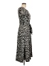 Perceptions Polka Dots Black Casual Dress Size L - photo 4
