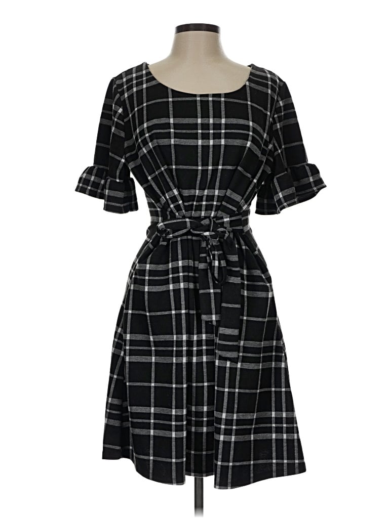 Pre-owned Ny Collection Casual Dress In Black