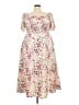 BLOOMCHIC Floral Ivory Cocktail Dress Size 18 - 20 - photo 1