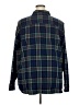 L.L.Bean 100% Cotton Plaid Blue Long Sleeve Button-Down Shirt Size 3X - photo 2